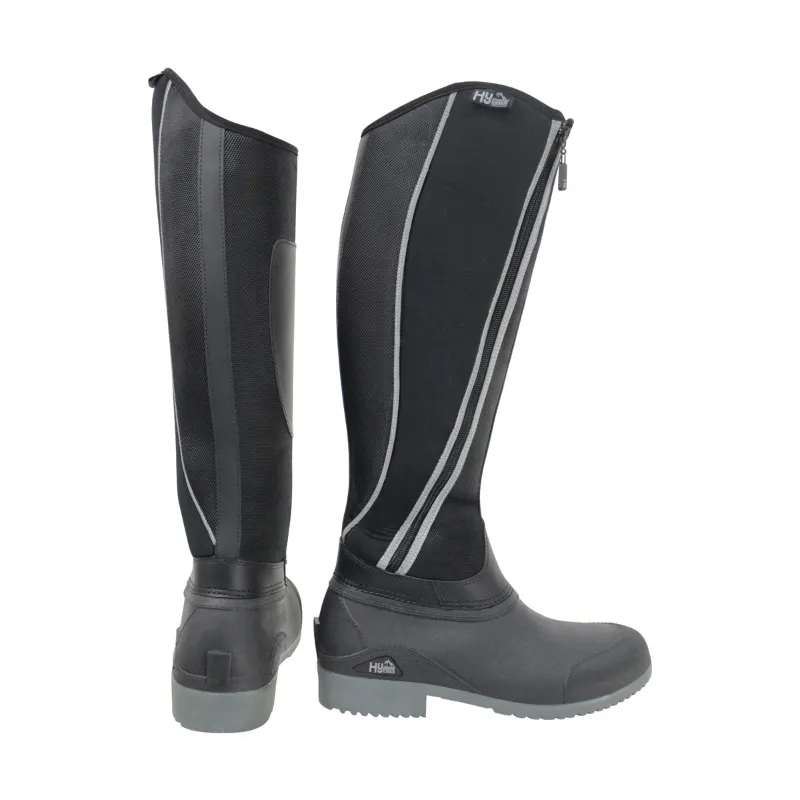 Hy Antarctica Neoprene Tall Winter Boots - Black